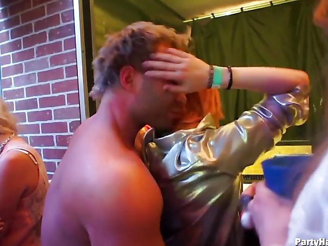 One more sex party in the club with horny women out of control