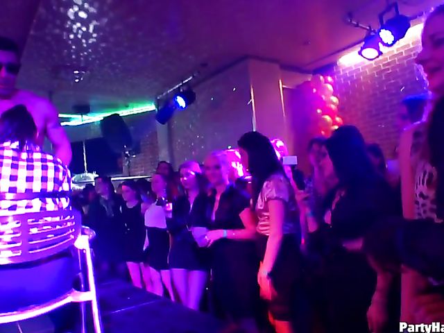 One more sex party in the club with horny women out of control