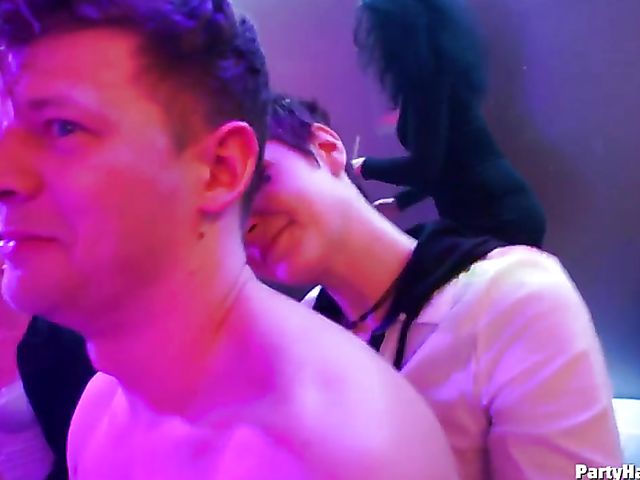 One more sex party in the club with horny women out of control