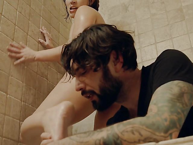 Hardcore bathroom fuck with wet Lily Love