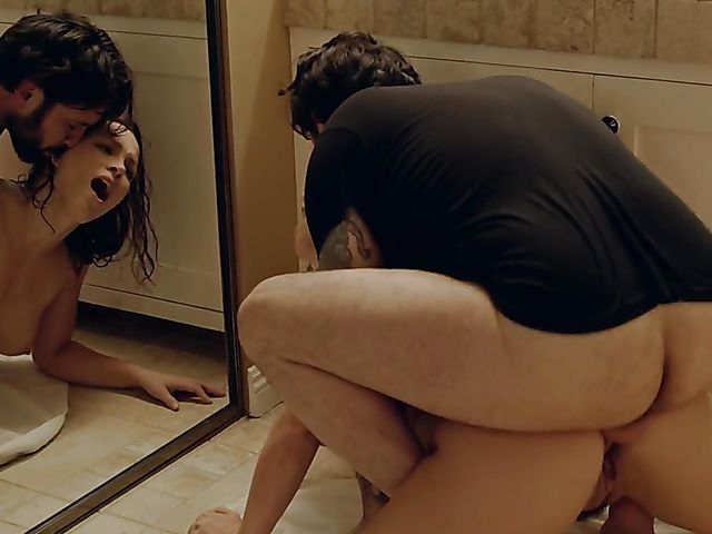 Hardcore bathroom fuck with wet Lily Love