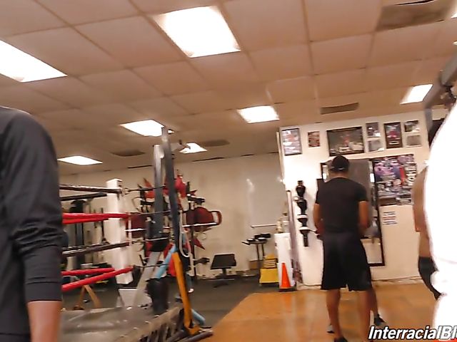 Karlee Grey - Gym blow bang with black boxers