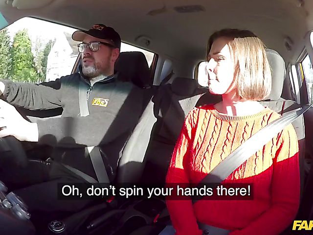 Jamie Ray - Car fuck with a fake driving instructor