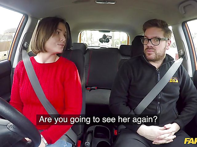 Jamie Ray - Car fuck with a fake driving instructor