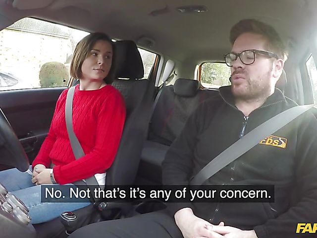 Jamie Ray - Car fuck with a fake driving instructor