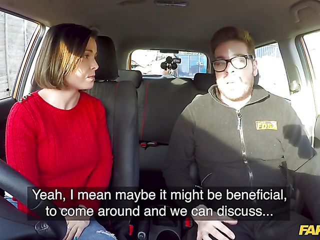 Jamie Ray - Car fuck with a fake driving instructor