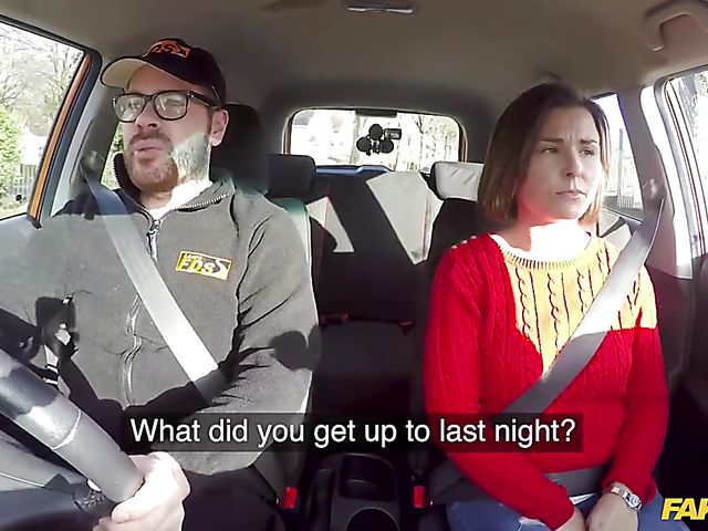 Jamie Ray - Car fuck with a fake driving instructor
