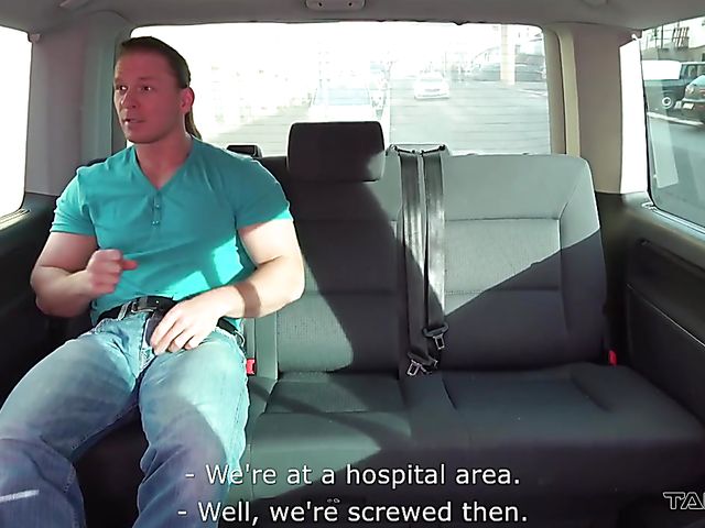 Car fuck with big boobed blonde Florane