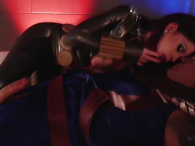 Vivid Parody - Hawk aims his cock at Widow’s hot pussy