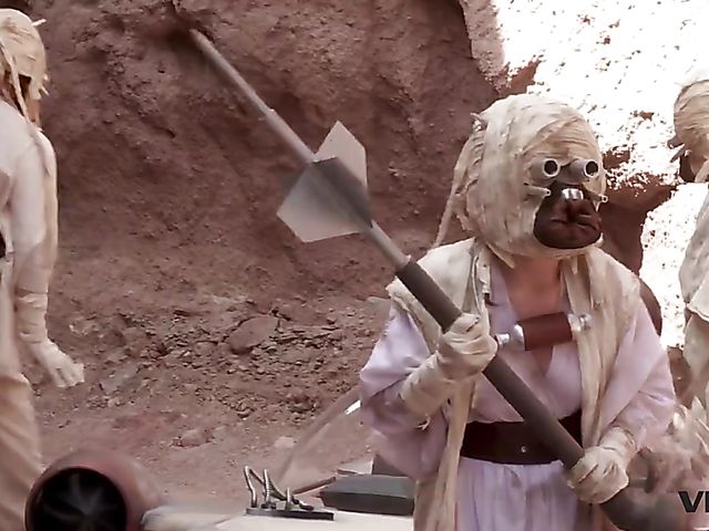 Vivid Parody - Old Ben uses the sexual force with a hot slave girl