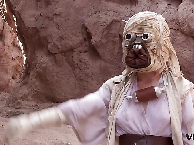 Vivid Parody - Old Ben uses the sexual force with a hot slave girl