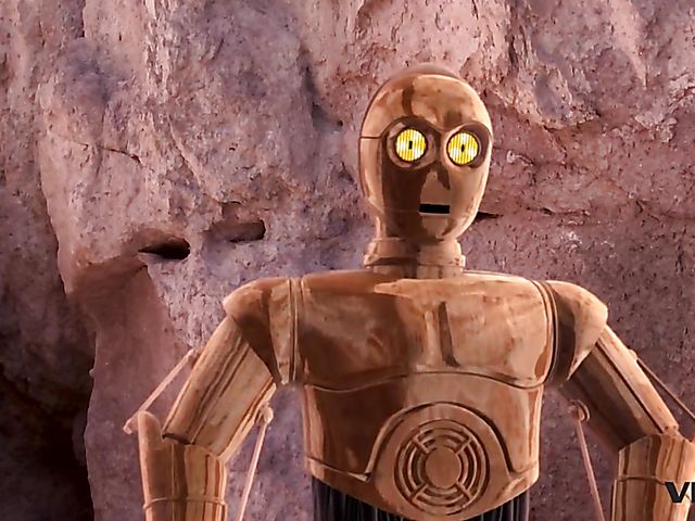 Vivid Parody - Old Ben uses the sexual force with a hot slave girl