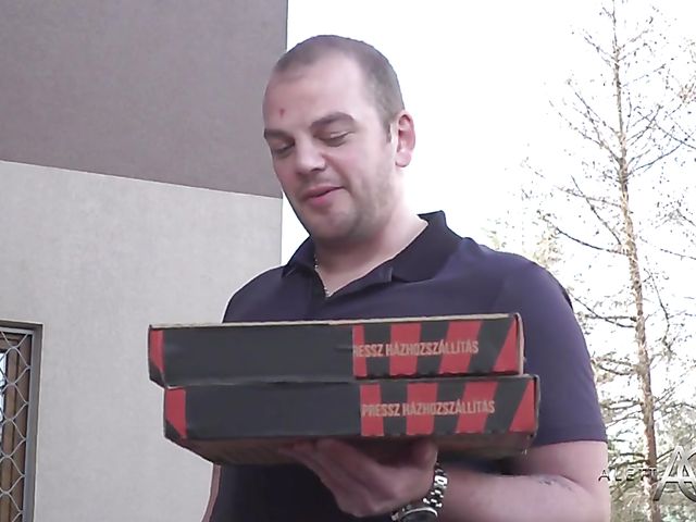 Aletta Ocean seduces a delivery guy with her juggs