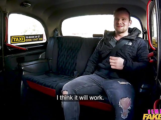 Backseat shagging in a taxi with hot MILF Kathy Anderson 