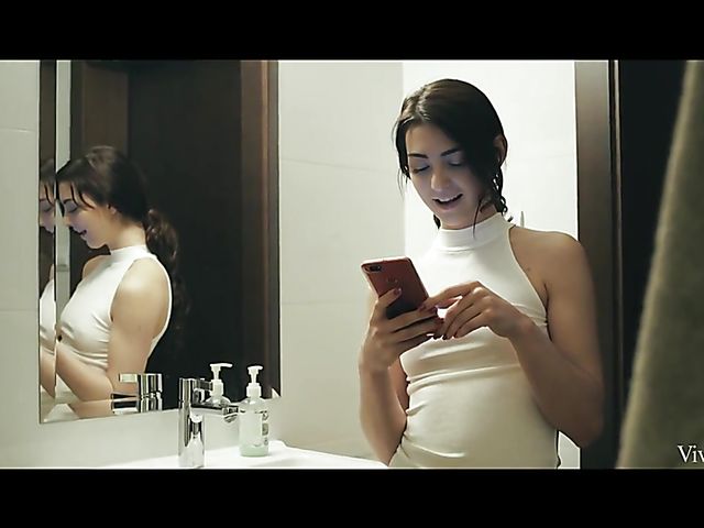 Small tits lesbians Linda Sweet and Tera Link