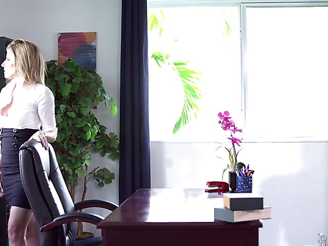 Cory Chase anal at work with her co-worker