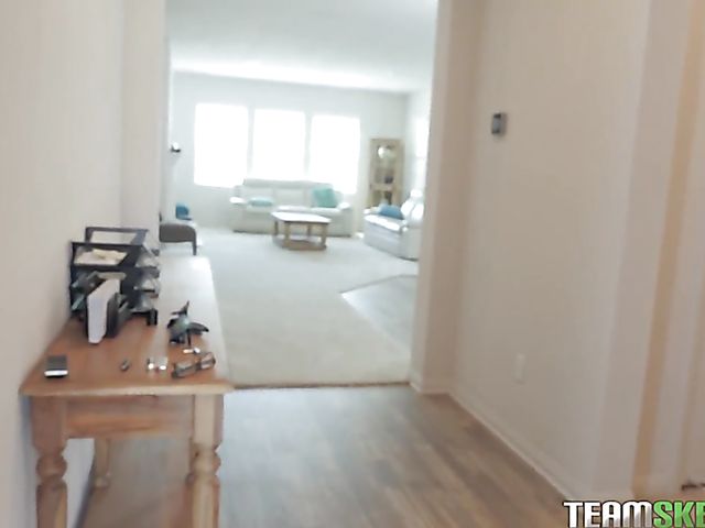 Rosalyn Sphinx's young pussy plugged in POV