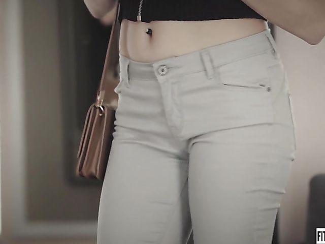 Fitting room masturbation with small tits babe Talia Mint