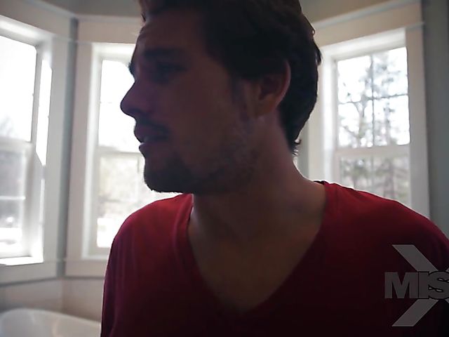 Busty MILF  Cherie Deville has sex with her stepson in the bathroom