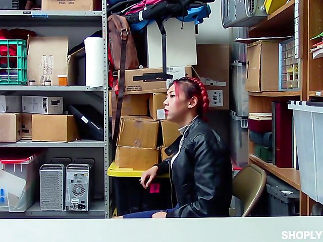 Horny asian girl Christy Love sucks & fucks in front of Kimberly Chi