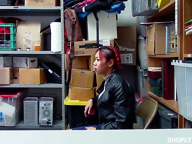 Horny asian girl Christy Love sucks & fucks in front of Kimberly Chi