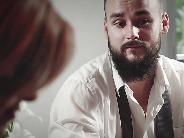 Sexy redhead Caomei Bala gets down and nasty