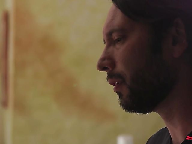 Deepthroat gangbang with a really cute babe