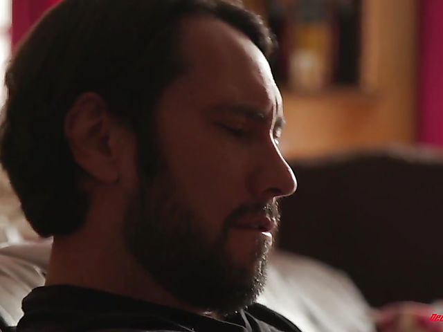 Deepthroat gangbang with a really cute babe