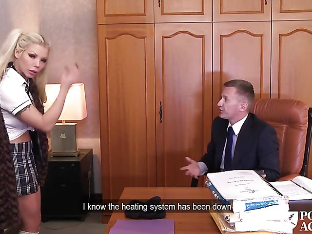 Rough DP with dirty schoolgirl Barbie Sins