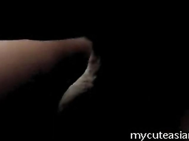 Asian girlfriend gets eaten out and fucked