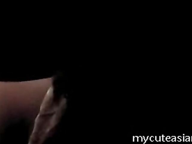 Asian girlfriend gets eaten out and fucked