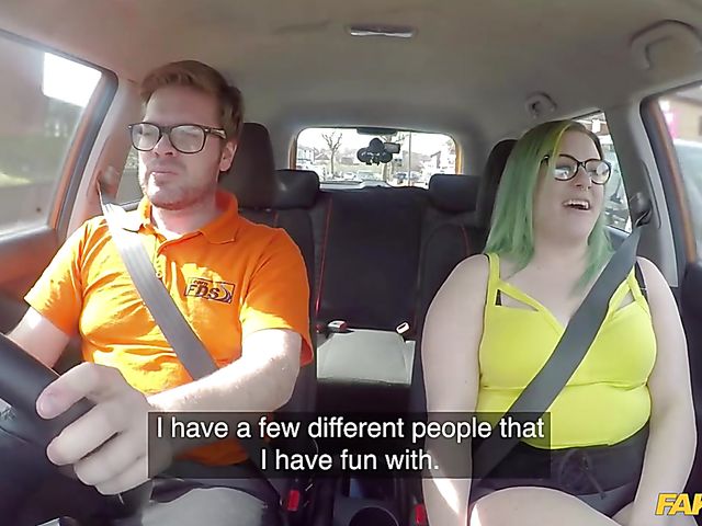 British BBW Isabel Dean banging with her driving instructor 