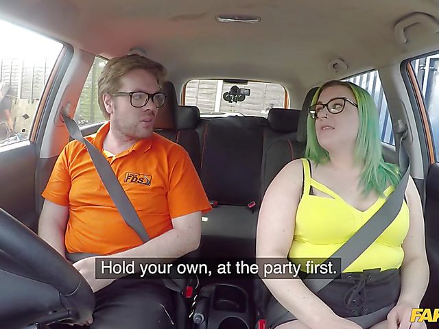 British BBW Isabel Dean banging with her driving instructor 