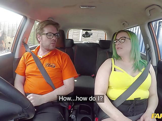 British BBW Isabel Dean banging with her driving instructor 