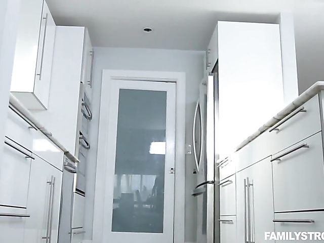 Slutty Nova Cane with bouncy natural tits gets it