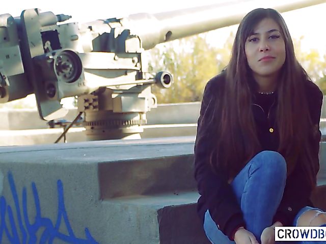 Public BDSM session with Turkish girl Anya Krey