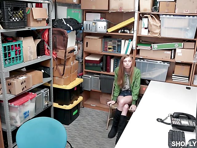Cute teen Ava Parker gets punished for shoplifting  