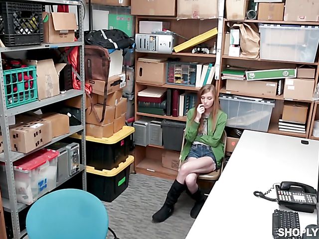 Cute teen Ava Parker gets punished for shoplifting  