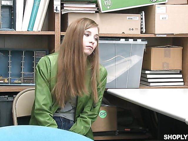 Cute teen Ava Parker gets punished for shoplifting  
