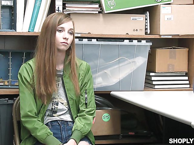 Cute teen Ava Parker gets punished for shoplifting  