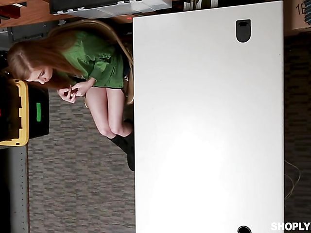 Cute teen Ava Parker gets punished for shoplifting  