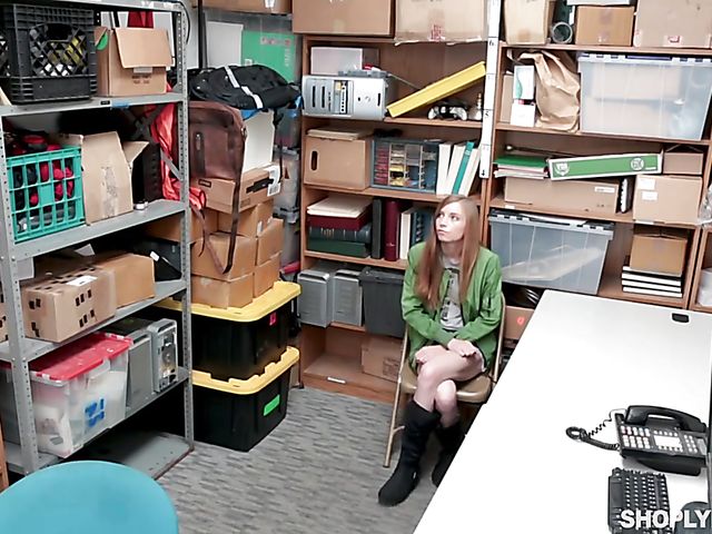 Cute teen Ava Parker gets punished for shoplifting  