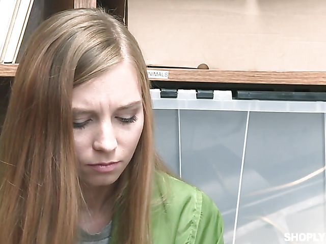 Cute teen Ava Parker gets punished for shoplifting  