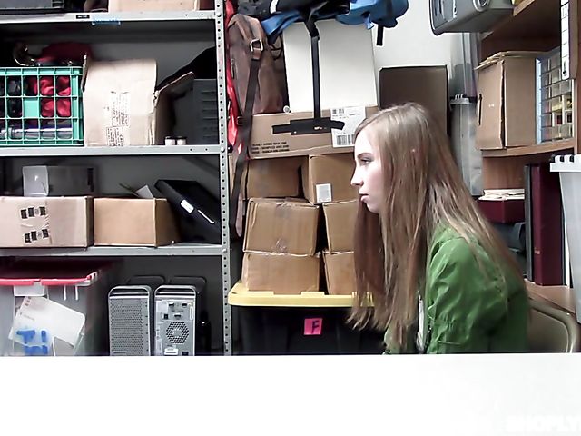 Cute teen Ava Parker gets punished for shoplifting  