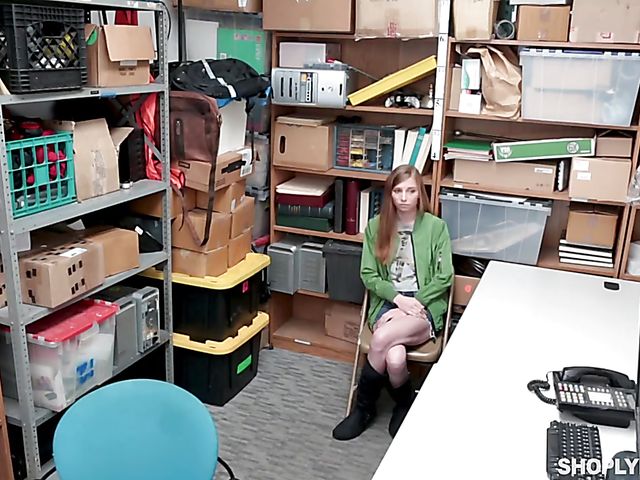 Cute teen Ava Parker gets punished for shoplifting  
