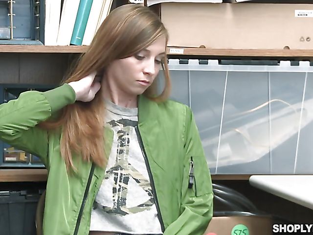 Cute teen Ava Parker gets punished for shoplifting  