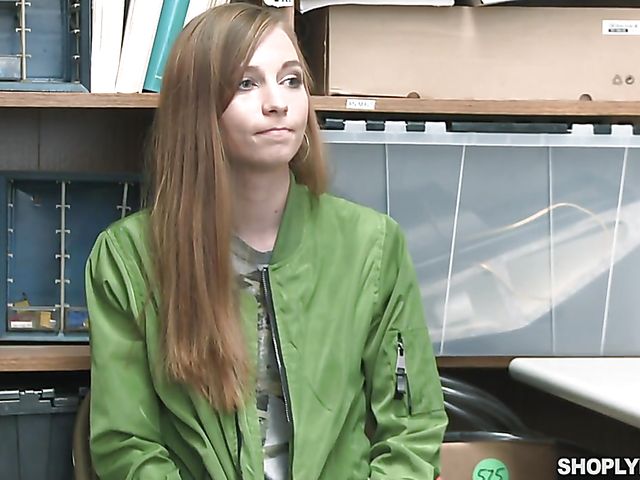 Cute teen Ava Parker gets punished for shoplifting  