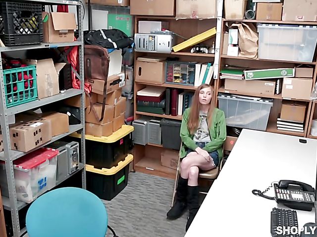 Cute teen Ava Parker gets punished for shoplifting  