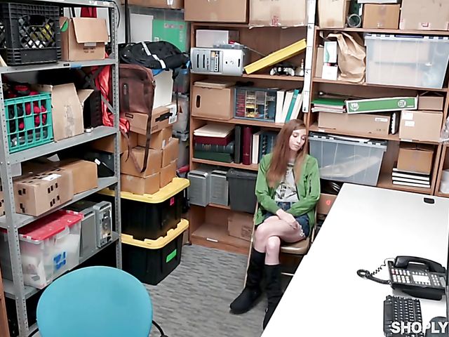 Cute teen Ava Parker gets punished for shoplifting  