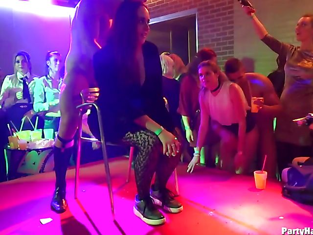 Stripper party with dozens of hot ladies looking for some cock